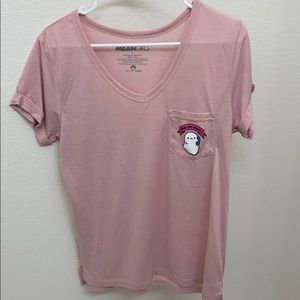 Mean Girls - Graphic Pink Pocket Tee